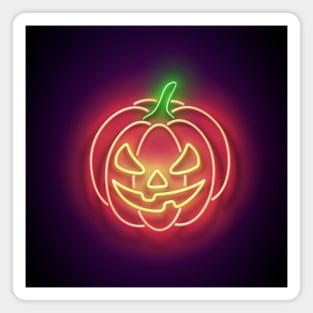 Neon Halloween design Magnet